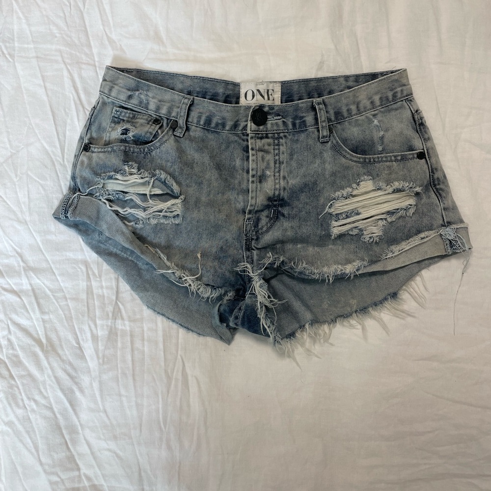 Grey One Teaspoon Shorts
